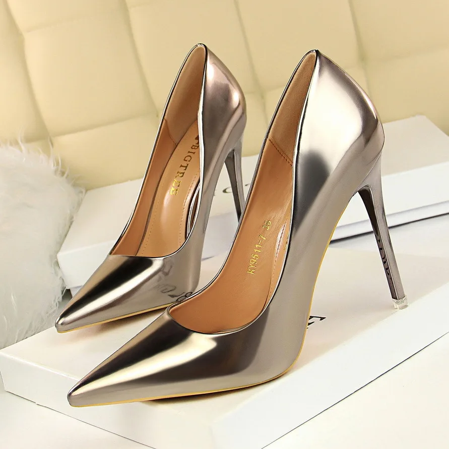 Sexy Fashion Club Heels 2022 New Trendy Women Lady High Heel Stiletto Pumps Shoe
