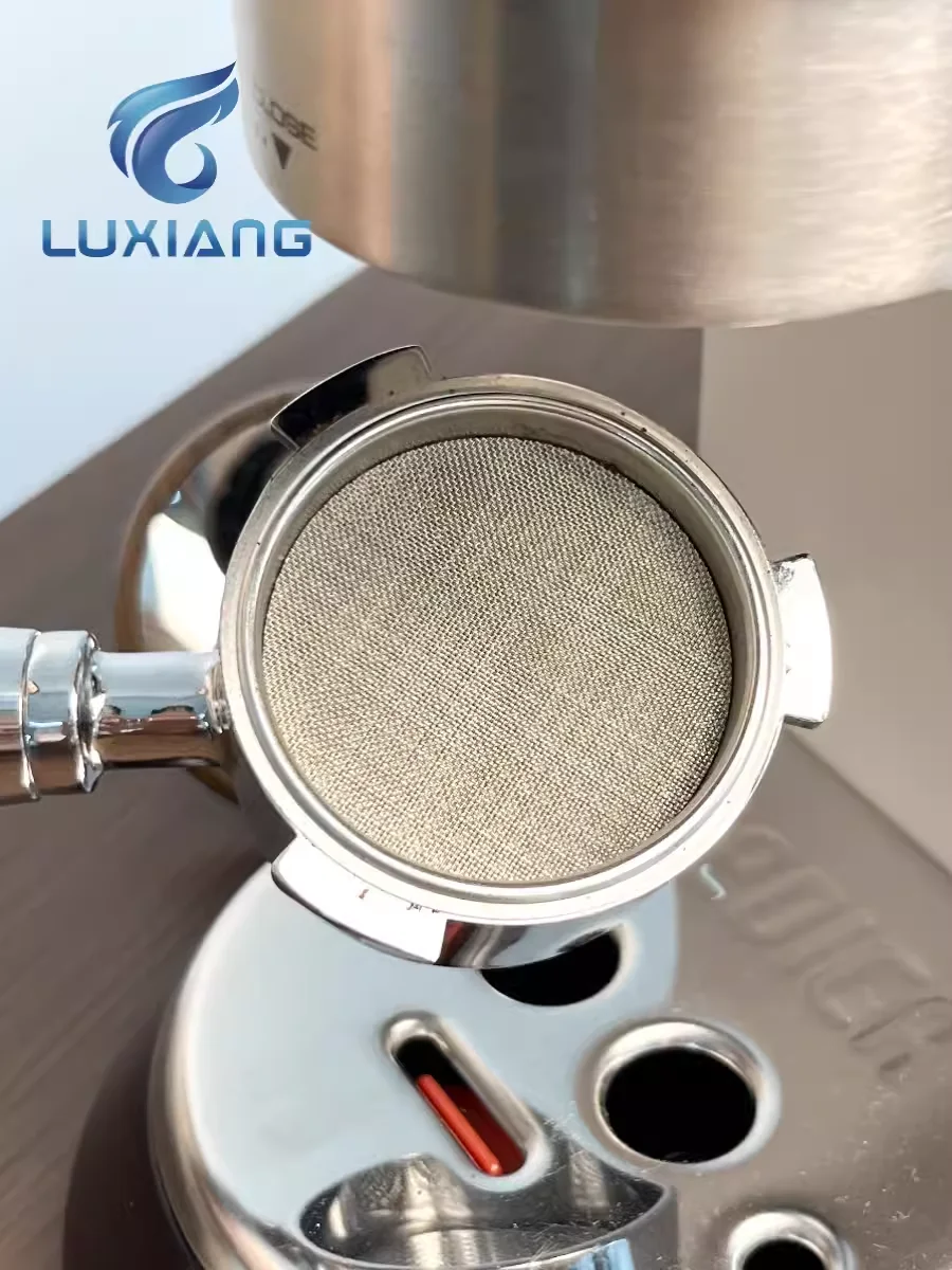 Espresso Coffee Portafilter Puck Screen 316L Stainless Steel Sintered Mesh Filter Disc 1.7 mm Thickness