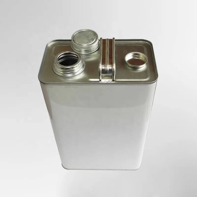 China Factory 4L F Style Tin Can with Screw Top and Iron Seal