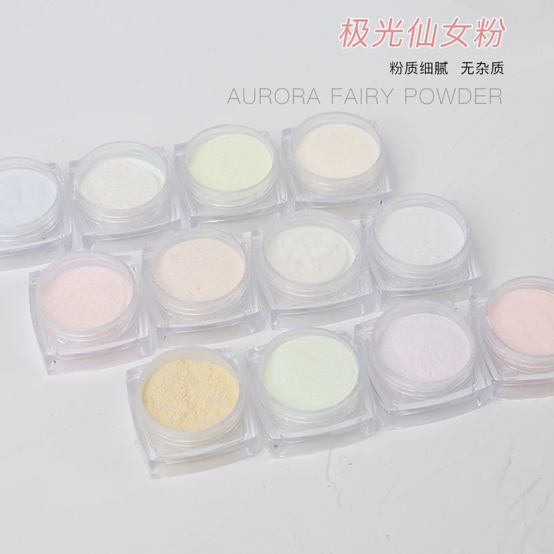 Color Changing Powder Chameleon Magic Mirror Effect Aurora Pigment Nail