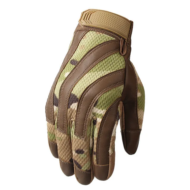 Tactical Gear Full Finger Outdoor Sports Gloves Combat Green Colors