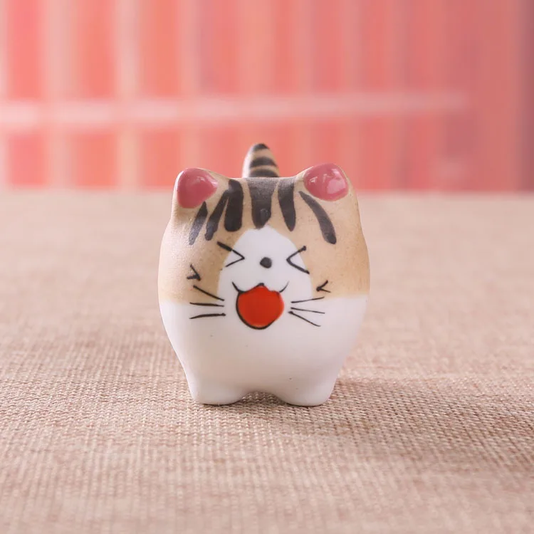 cute indoor cartoon cat animal shape flower plant pot succulent planters containers for cactus