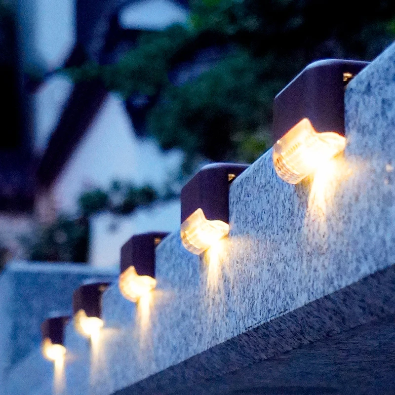 Solar Lights Outdoor 1 LED Waterproof Garden Landscape Step Light