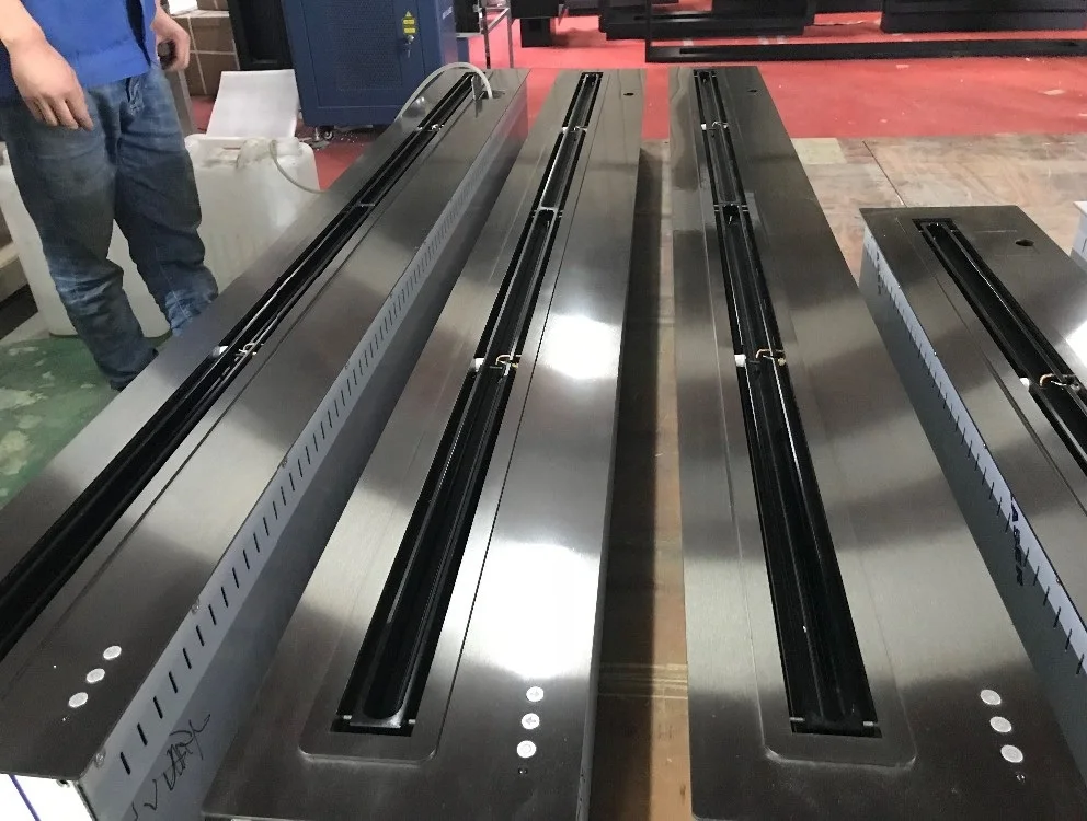 Hot sale 48' modern ethanol fireplaces wifi remote bioetanol chimenea