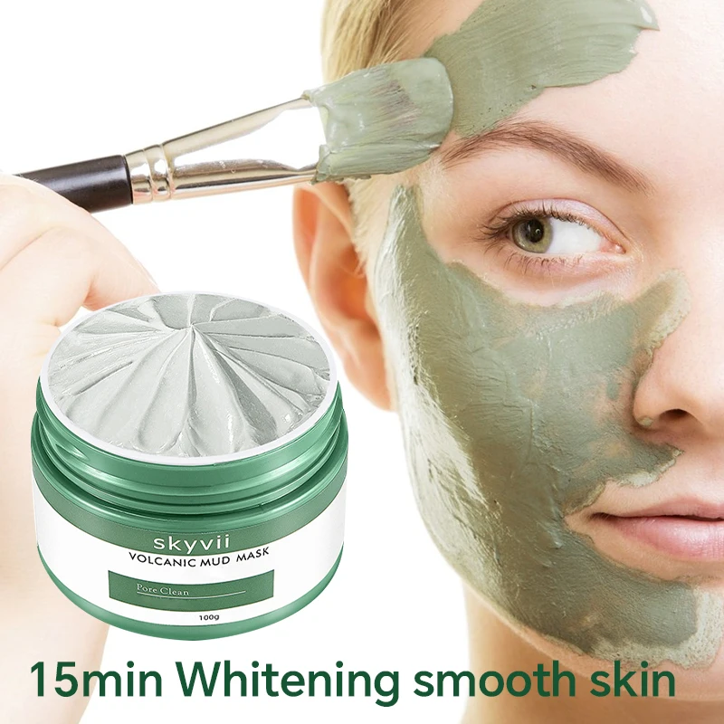 skyvii Wholesale Private Label Mud Film Cleaning Facial Mask Deep Cleaning Pore Blackhead Remover Face Mask Clay