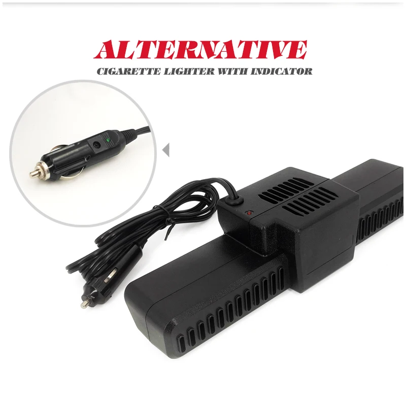 12v Car Heater Defroster Portable Windshield Defogger Fast Heating with Cigarette Lighter Plug