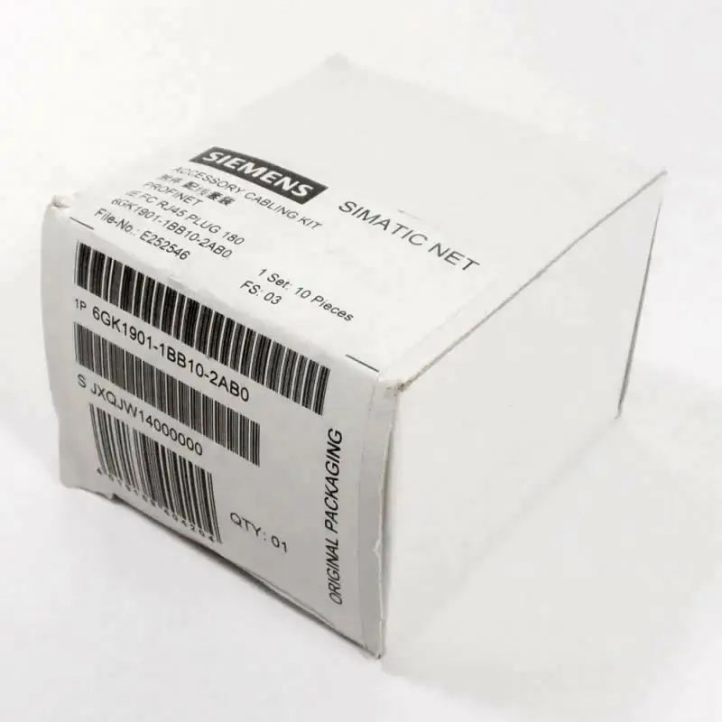 6GK1901-1BB10-2AB0 10pcs 6GK1901-1BB10-2AA0 RJ45 PLUG 180 degree profinet connector 6GK1 901-1BB10-2AB0 OEM 2 years warranty