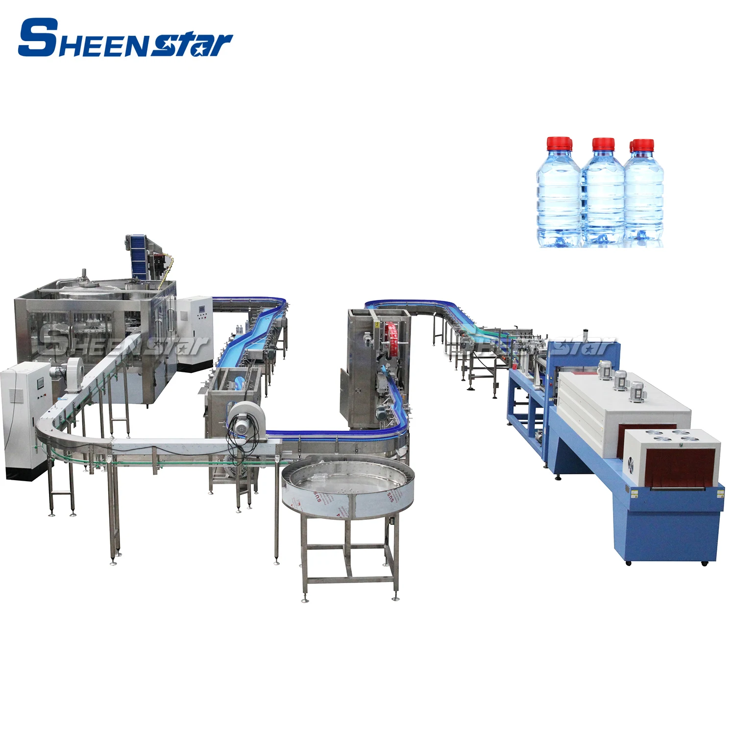 Drinking water bottling water filling machine production line