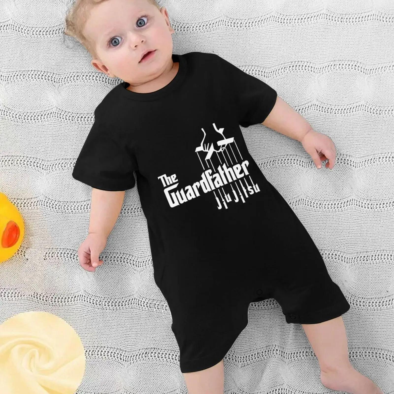
Baby Clothes Girl Boy Romper Funny Brazilian Jiu Jitsu BJJ Rashguards Jiu-jitsu BBJ GI THE GUARDFATHER 2021 Ropa pour newborn bo 