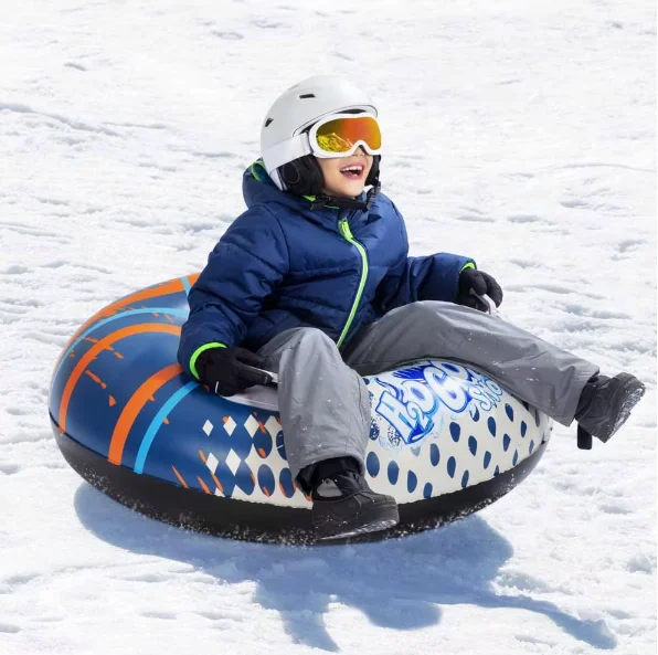 Wholesale Snow Sled Inflatable Sleds Towable Kids Push Snow Ski Sleds For Winter Sports