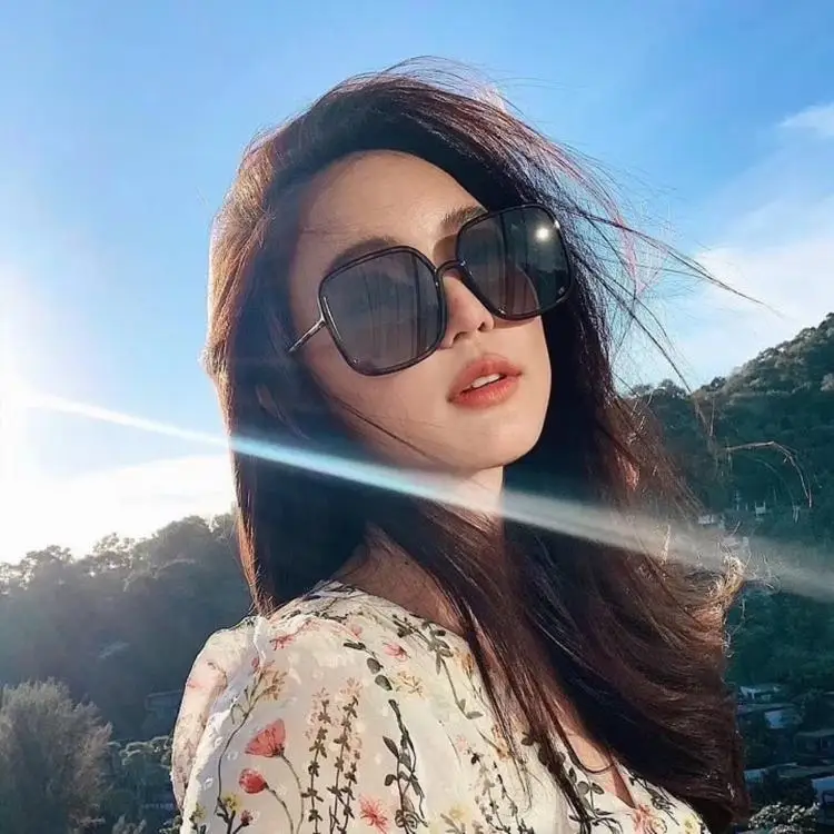 LU5228 2020 New Arrival oversized vintage shades sunglasses square PC Full Frame  Designer Sunglasses For Women Female