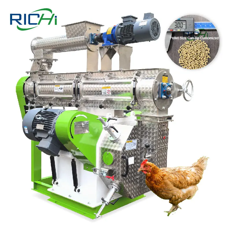 RICHI Заводская прямая 1-2-тонная машина для корма куриного скота птицы цена на продажу