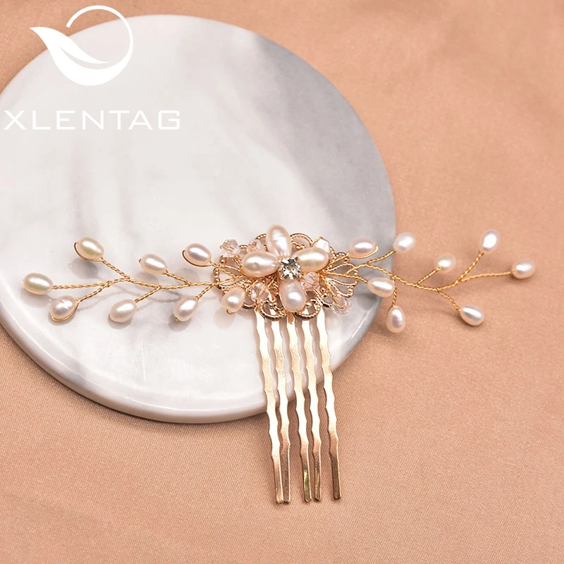 Hairpin New Vintage Hair Clip Set Natural Freshwater Pearl Clip For Women Hair Accessory Birthday Gift