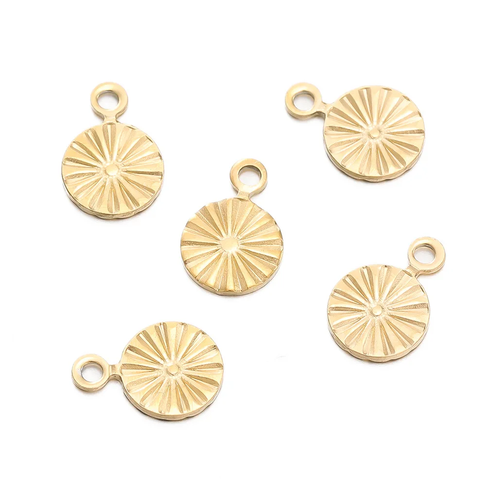 Tiny Mini Charms moon star sun heart stainless steel jewelry DIY earrings bracelet necklace charm for jewelry making