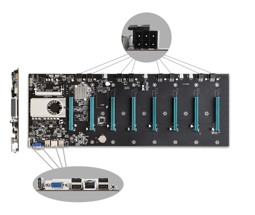 S37 S37 Motherboard For CPU Set 8 Video Card Slot For DDR3 Memory Integrated VGA Interface Low Power