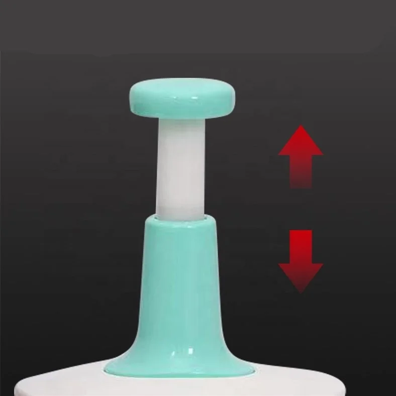 Multifunctional Manual Operate Food Processor Kitchen Tools Plastic Food Slicer Vegetable Cutter With Battre