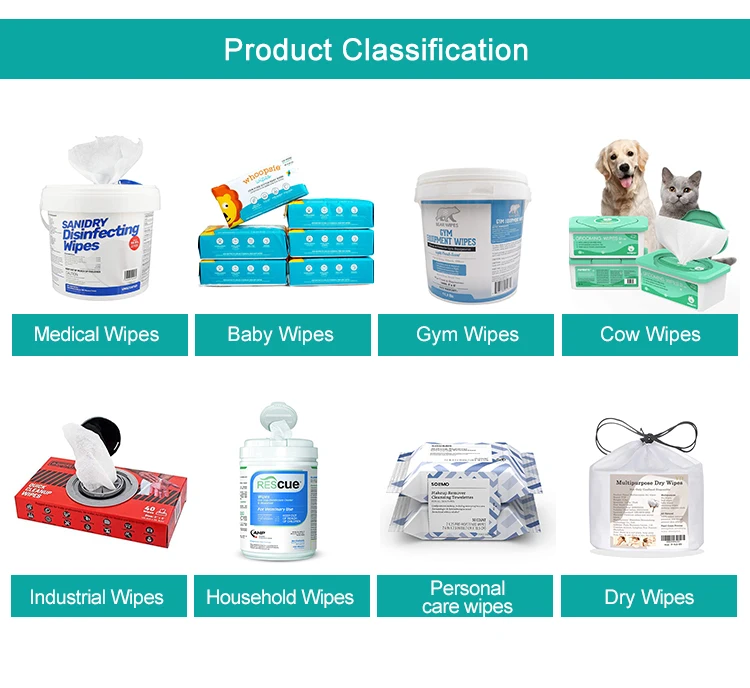 OEM Pet Dog Puppy Eye Ear Face Cleaning Wet Biodegradable Dog Wipes