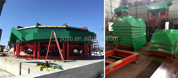 Hydraulic Radial Jigging Machine for Tin, Tungsten, Tantalum, Coltan, Barite, Fluorite