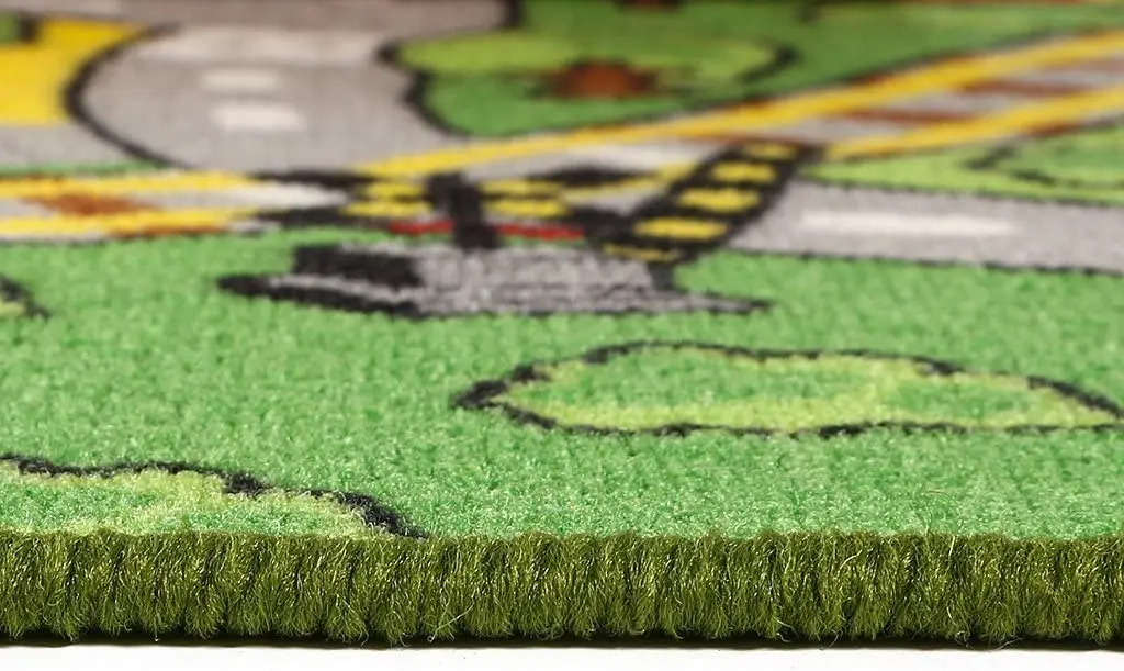 Dongwo hot printed door mat toy car printed pattern bottom non-slip pet mat can be customized