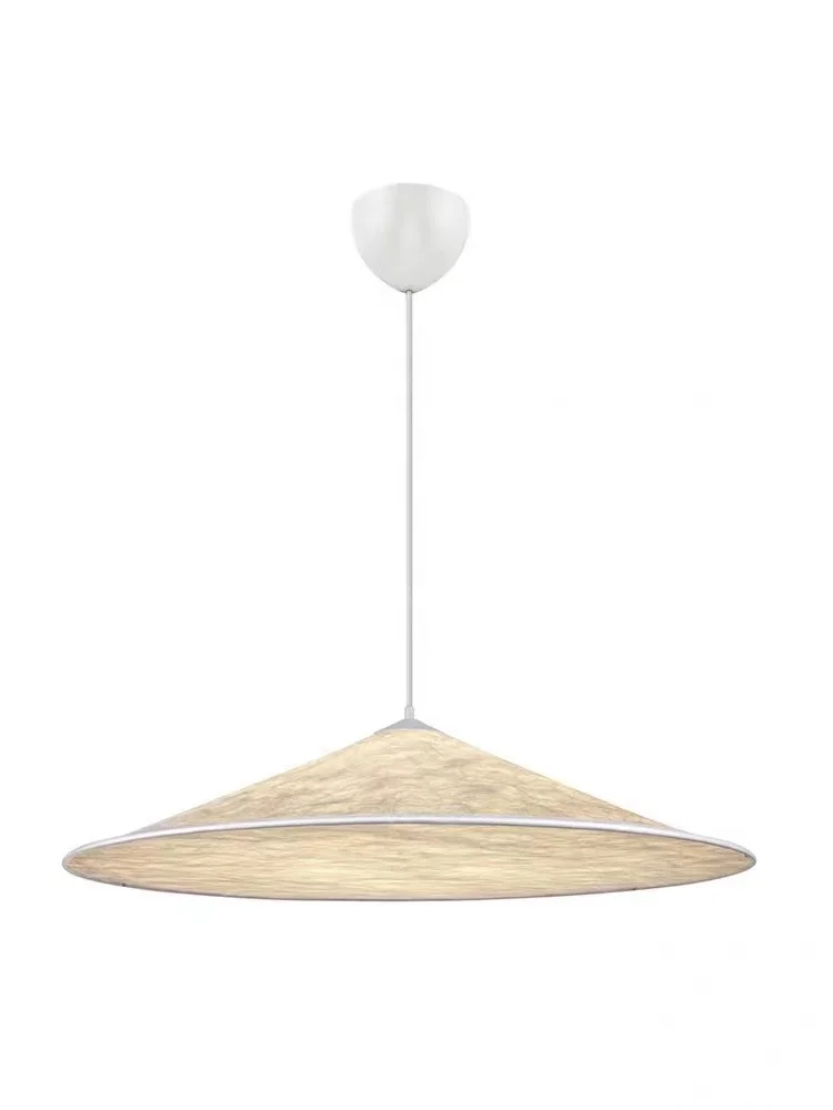 Japanese style rice paper bar hotel home decorative chandelier hanging lamp triangle restaurant pendant light