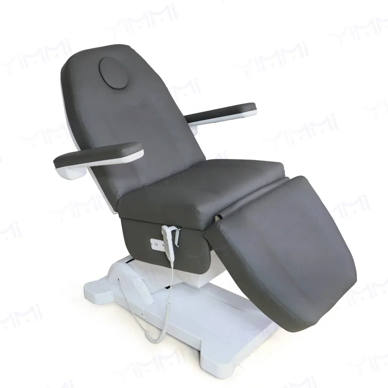 Eyelash Stretcher Adjustable Massage Tables and Couch Nail Salon Furniture Black Electric Beauty Bed Remote Control