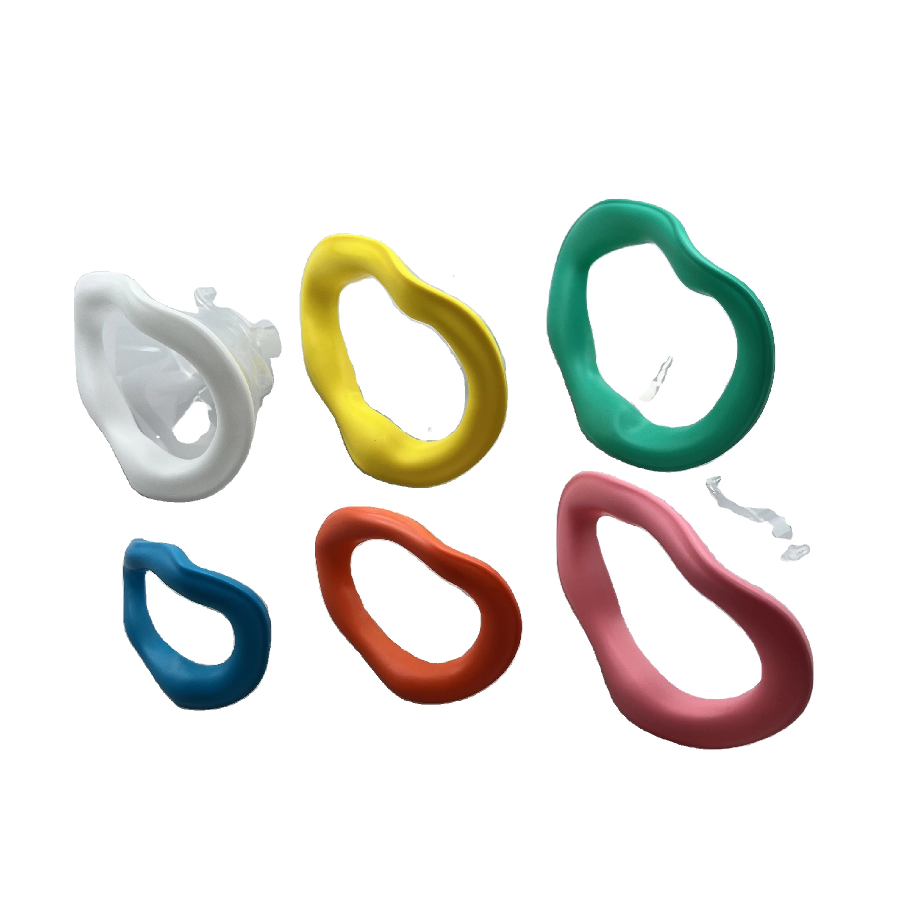 Manufacturer Supply Disposable Medical Sterilized Respiratory Anesthesia Face  Mask Adult Size