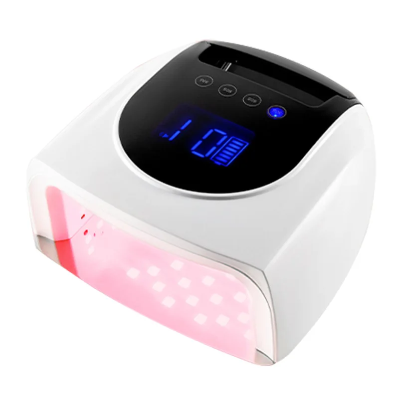 X30 60W Big Screen Wireless 15600mAh UV Led Rechargeable Nail Dryer Lamp Portable Cordless UV LED Nail Lamp