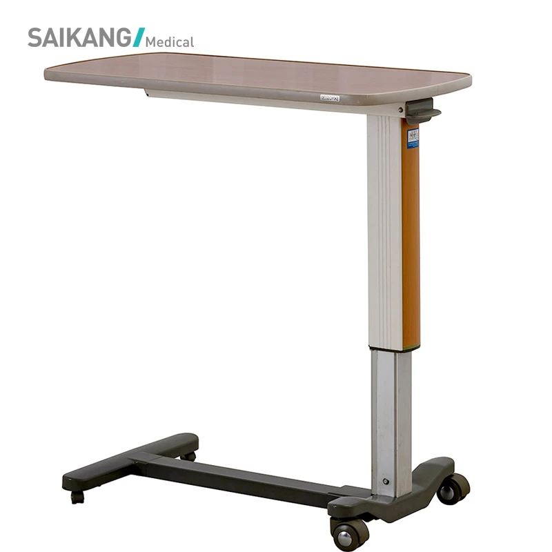 SKH046 Over Bed Table With Plastic Top Surface