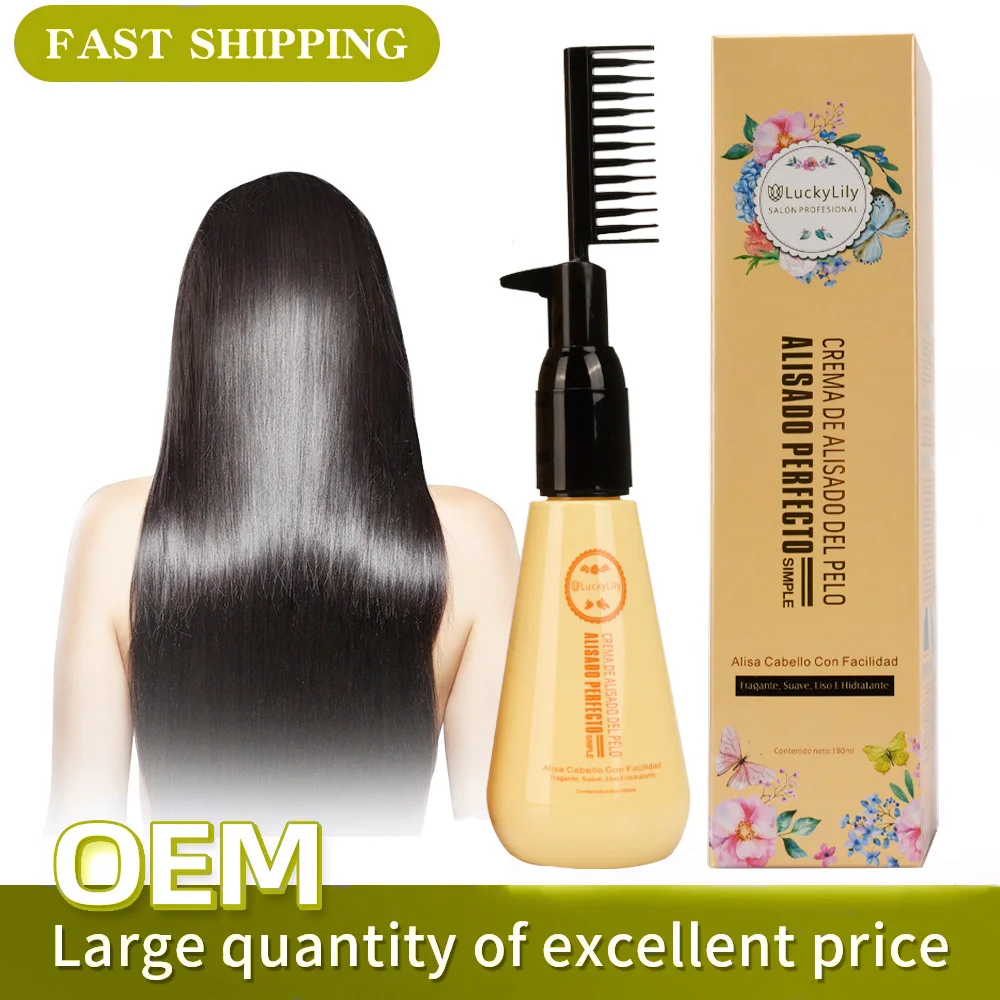 China Manufacturer Best Hair Straightening Cream With Comb Private Label Natural Hair Straightening Hair Relaxer Cream