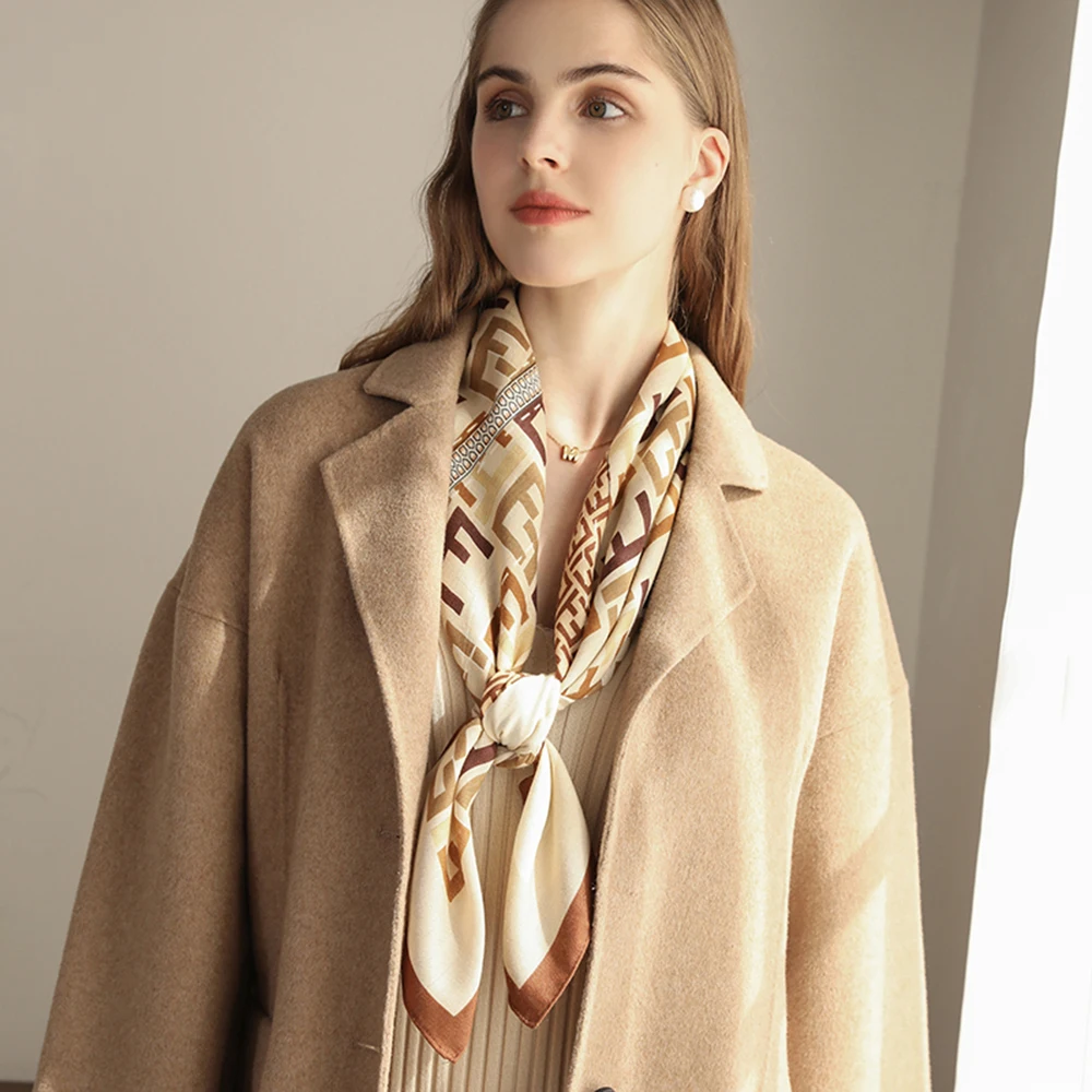 Newest Arrival High Quality 90*90cm Soft Cotton Feelings Handkerchief Large Square Neck Scarves Bandanas