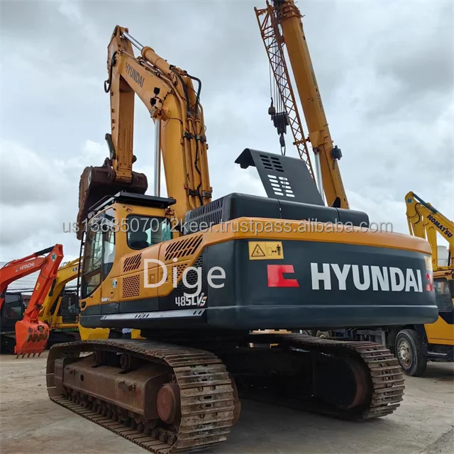 Экскаватор Hyundai Cummins гусеничный экскаватор дизельный дешевая цена R485LC-9 тяжелый 48-тонный