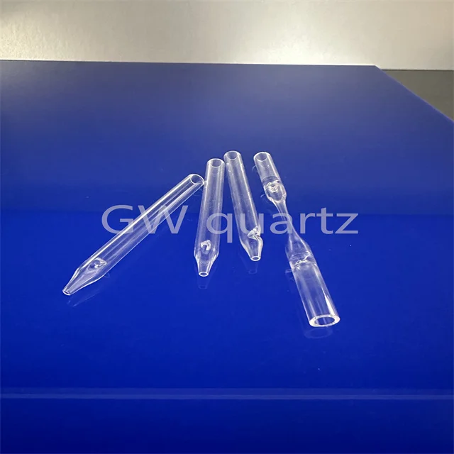 Quartz/high borosilicate glass long rod smoke high transparency and high temperature resistance
