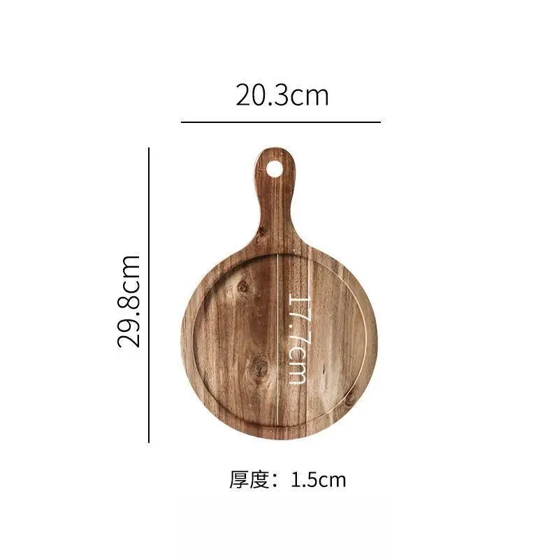 Premium Wooden Pizza Peel Acacia Wood Pizza Paddle Peel