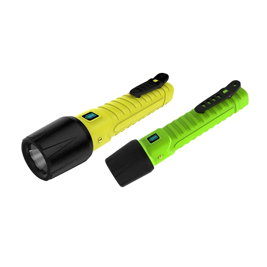 5W Brightest Rechargeable LED Searchlight Waterproof Flashlight Explosion-proof Torch Light
