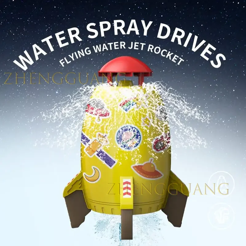 Zhengguang Hot Sale Spray Water Rocket Launcher Toy for Summer Outdoor Party Toys Kids Garden Sprinkler