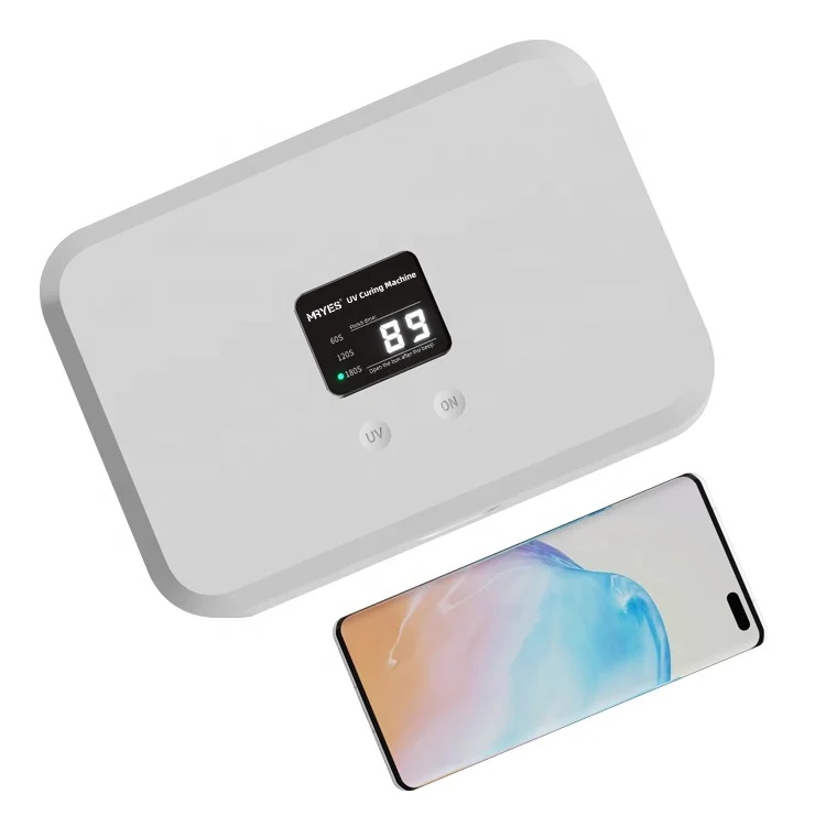 MRYES Mini Portable LED UV Lamp Curing Machine Mobile Phone TPU Hydrogel Film UV Curing Machine