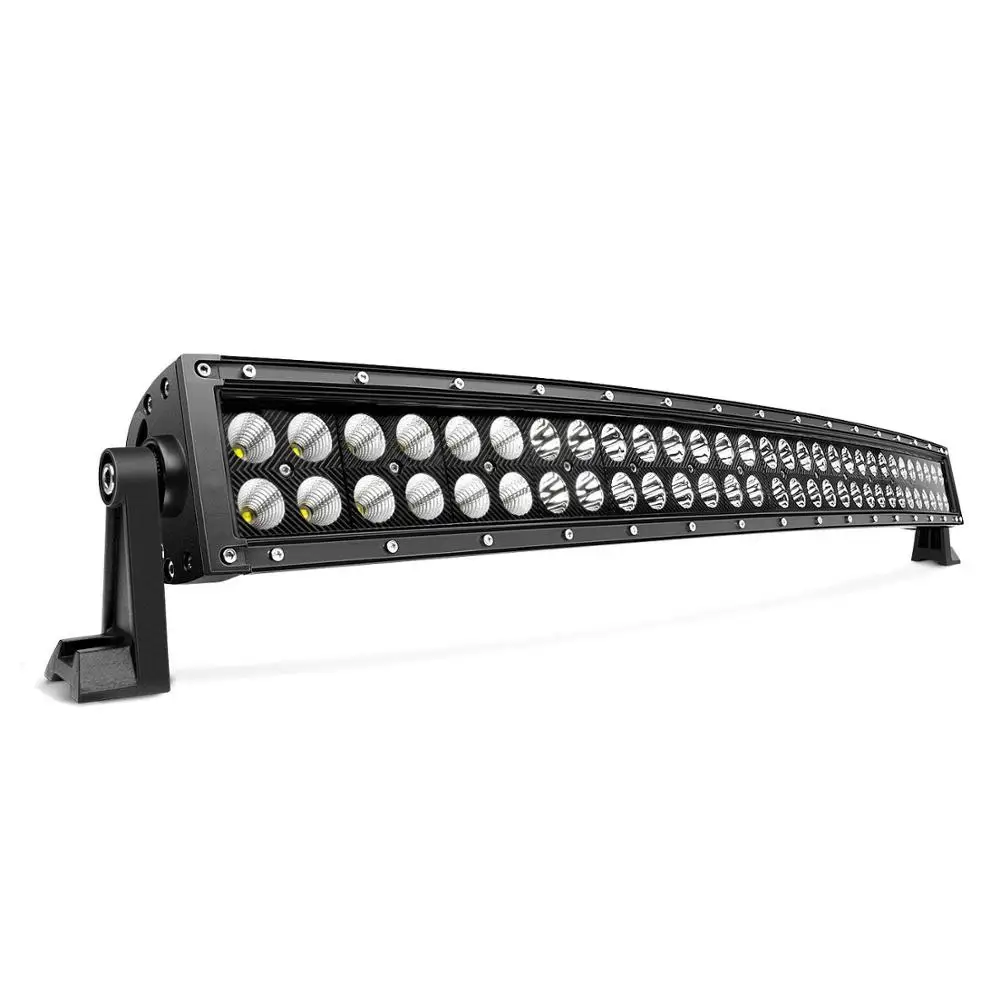 Auto Lighting System 288W Spot Flood Combo Beam 50 inch Curved LED Light Bar for Jeep Offroad Trucks 4 Wheels