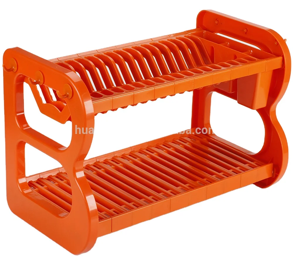 
kitchen accessories Cabinet Plate Holder Dish Drainer Rack In Plastic 