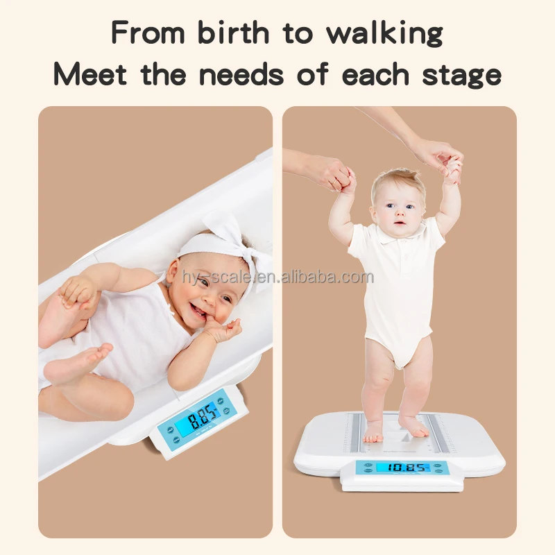 Весы GYS Baby электронные с функцией Bluetooth 0 05 кг-120 кг максимальная рекомендация веса и цифровой дисплей