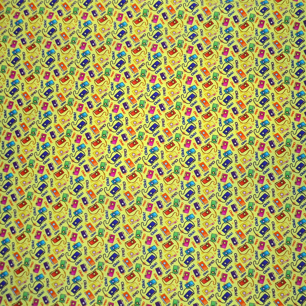 Cotton Fabric Digital Printed Custom Digital Printing 95 Cotton 5 Spandex Knitted Fabric For Kids