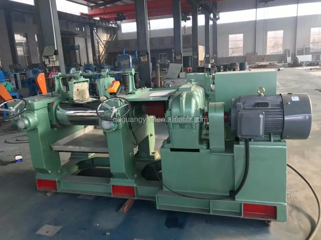 Small Laboratory Rubber Two Roller Mill for Testing and Small Prodution