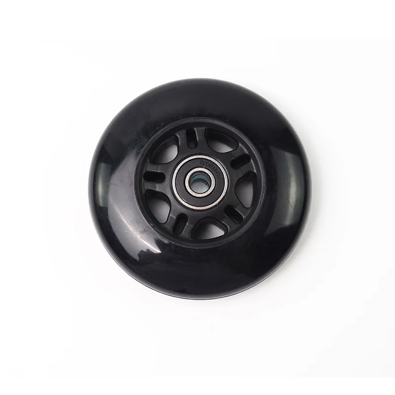 Polyurethane luggage wheel skating shoe inline skates 3 wheels 100mm inline skate roller wheels 100mm