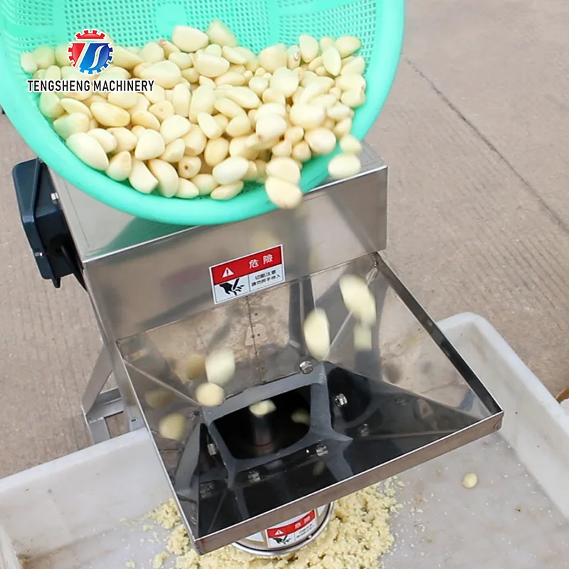 Malaysia Automatic Agricultural Machinery garlic and vegetable cutting machine Ginger pepper sauce cutting machine