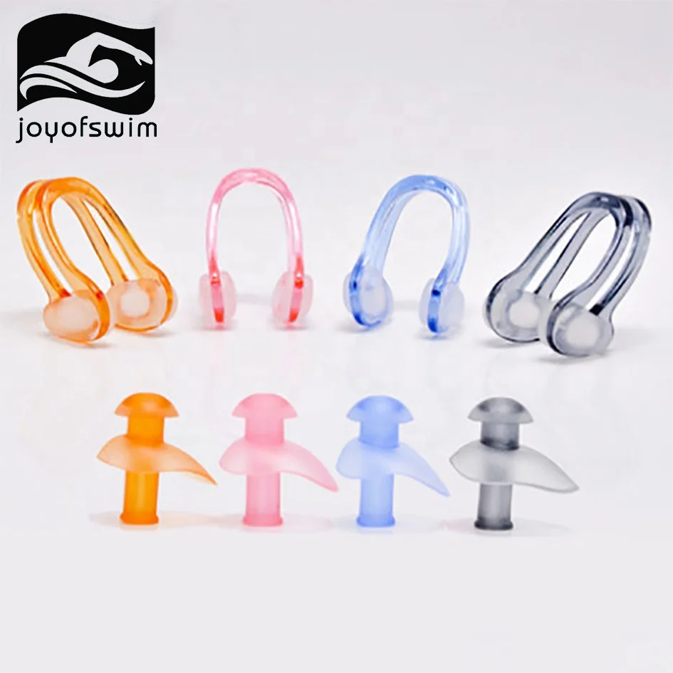 Wholesale Soft Anti-noise Ear Plug Cheap Earplug Earplugs And Nose  Clip For Adult Children Swimmers Diving 2024