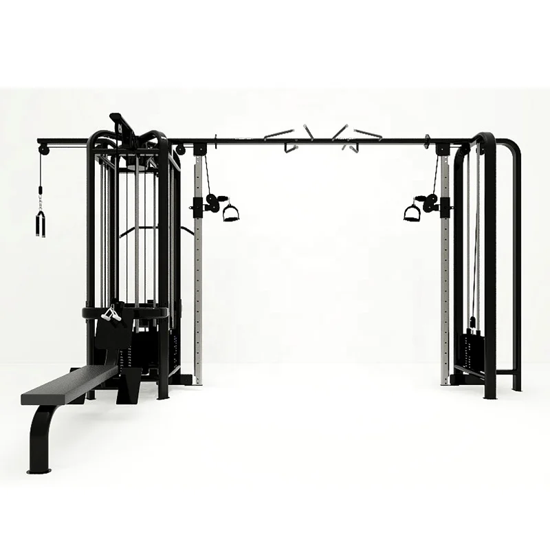 Professional Exercise Fitness Machine Commercial Gym Equipment Multi-functional Trainer 5 Station