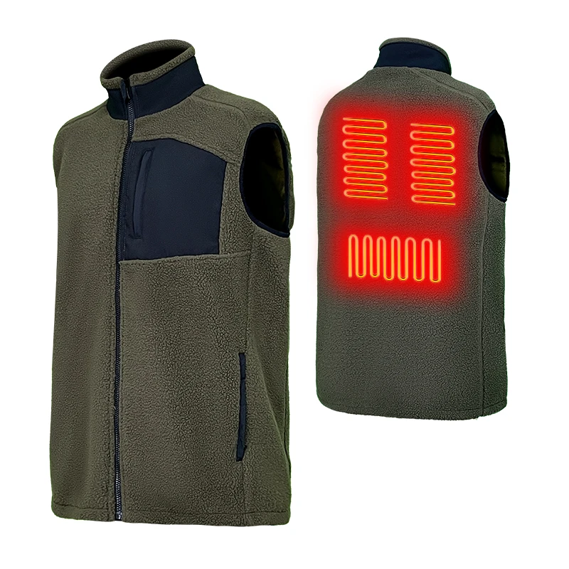 Хорошее качество Usb перезаряжаемый аккумулятор с подогревом зимнее пальто на заказ 9 зон с подогревом жилет с подогревом
