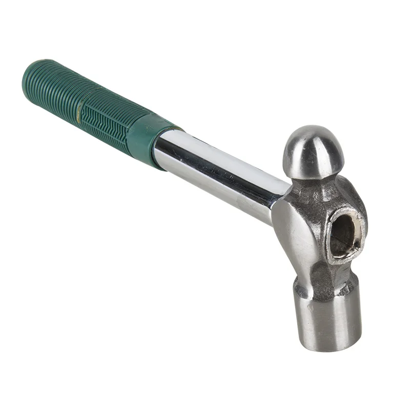 High end iron handle round head hammer