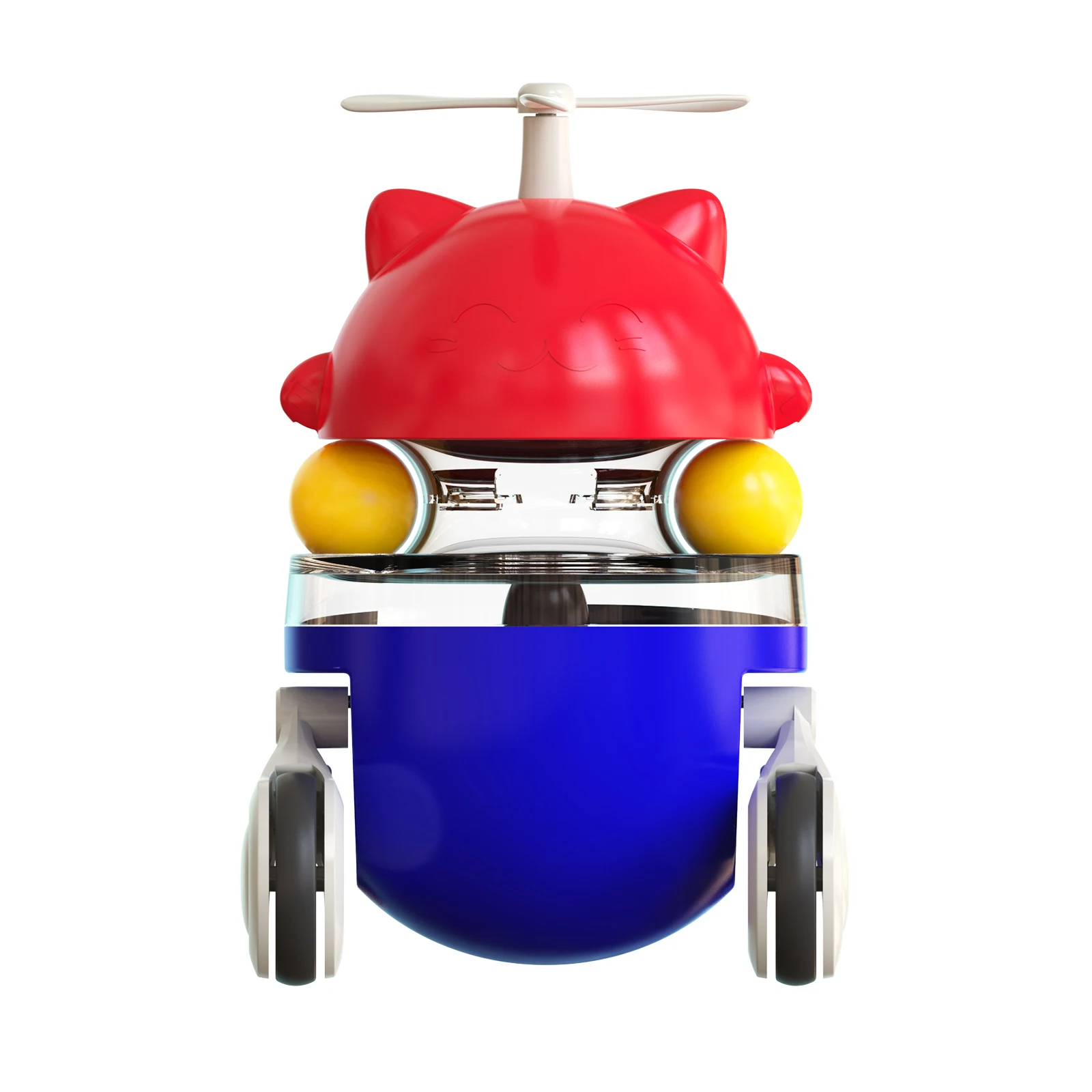 Multi-functional Trackball Movable Wheel Indoor Funny Cat Interactive Leaking Food Toys