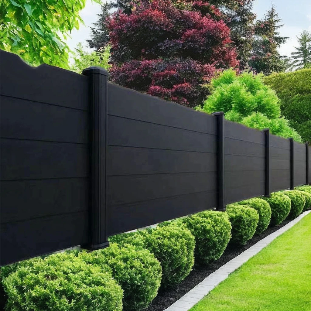 DIY Aluminum Alloy Slat Fence with Residential Trellis Gates and Fencing Accessories