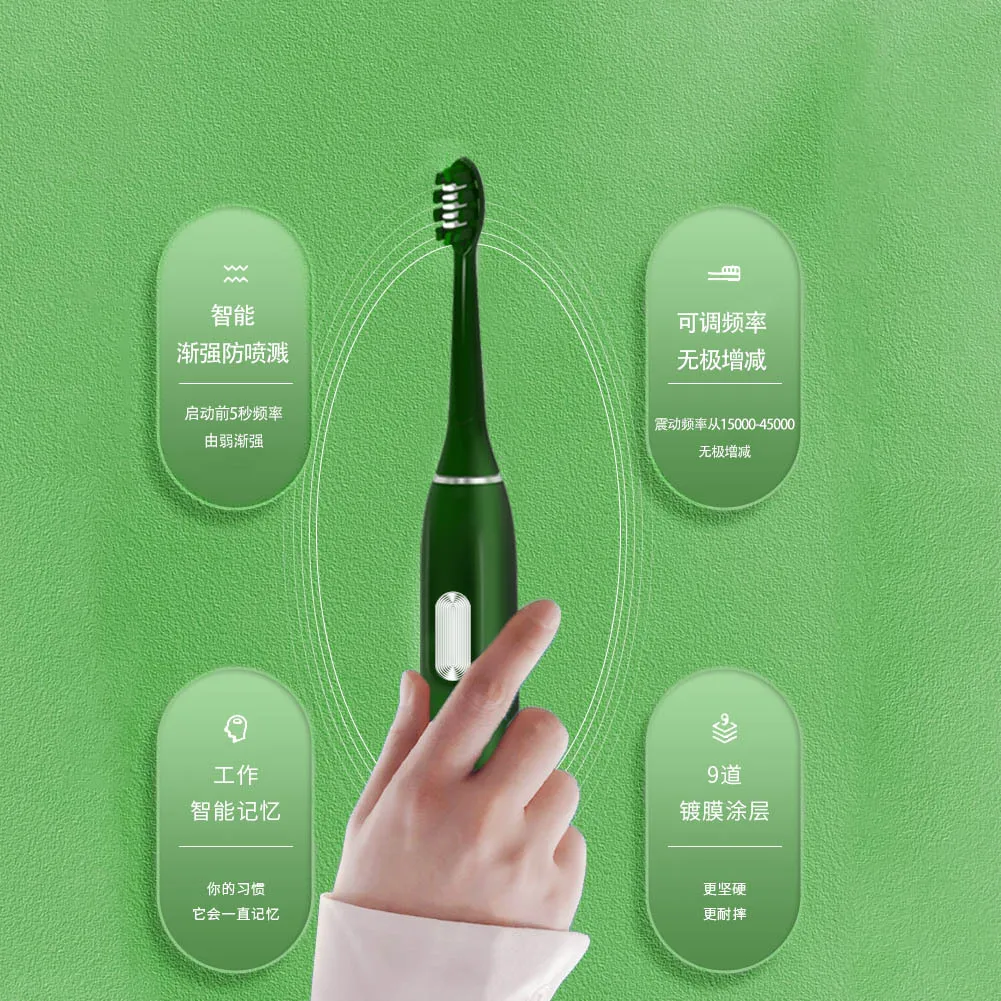 2023 Hot Selling Rechargeable Adult Smart Sonic Electric Toothbrush Manufacturer for adult